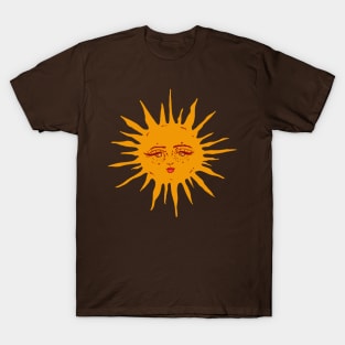 hippie sun woman T-Shirt